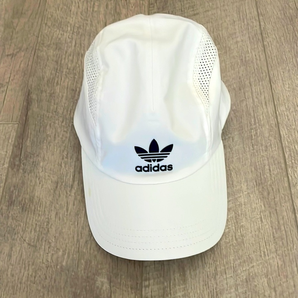 Adidas White Workout Hat Flyknit